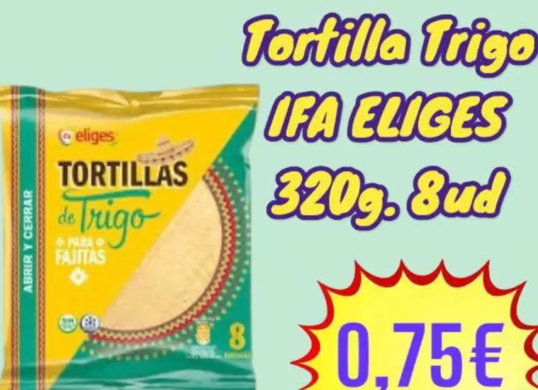 Oferta de Eliges - Tortillas De Juguete por 0,75€ en Supermercados Extremadura