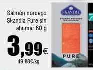 Oferta de Skandia - Salmon Noruego  Pure Sin Ahumar por 3,99€ en Froiz