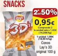 Oferta de Lay's - Conos por 1,89€ en Froiz