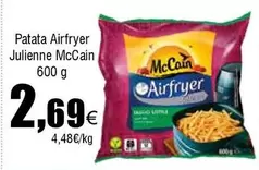 Oferta de McCain - Patata Airfryer Julienne por 2,69€ en Froiz