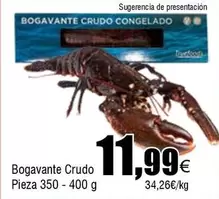 Oferta de Bogavante Crudo por 11,99€ en Froiz