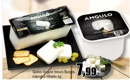 Oferta de Angulo - Queso Fresco Naturalo por 7,99€ en Froiz