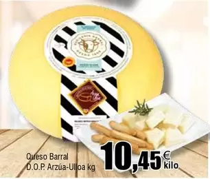 Oferta de Queso Barral D.o.p. Arzúa-ulloa por 10,45€ en Froiz