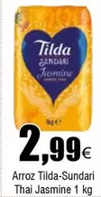 Oferta de Tilda - Arroz Sundari Thai Jasmine por 2,99€ en Froiz