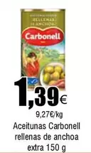 Oferta de Carbonell - Aceitunas por 1,39€ en Froiz