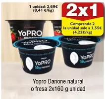 Oferta de Danone -  Natural O Fresa por 2,69€ en Froiz