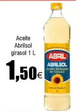 Oferta de Abril - Aceite Girasol por 1,5€ en Froiz