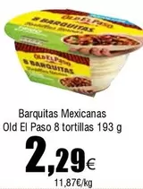 Oferta de Old El Paso - Barquitas Mexicanas por 2,29€ en Froiz