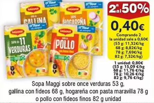 Oferta de Maggi - Sopa por 0,8€ en Froiz