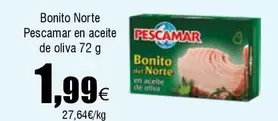 Oferta de Pescamar - Bonito Norte En Aceite De Oliva por 1,99€ en Froiz