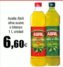 Oferta de Abril - Aceite Oliva Suave O Intenso por 6,6€ en Froiz