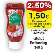 Oferta de Realfooding - Ketchup por 2,99€ en Froiz