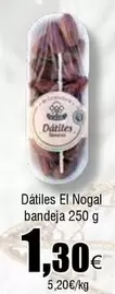 Oferta de El Nogal - Dátiles Bandeja por 1,3€ en Froiz