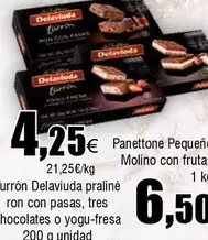 Oferta de De La Viuda - Panettone Pequena por 4,25€ en Froiz