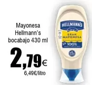 Oferta de Hellmann's - Mayonesa Bocabajo por 2,79€ en Froiz