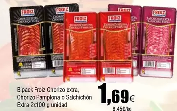 Oferta de Froiz - Bipack Chorizo Extra por 1,69€ en Froiz