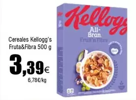 Oferta de Kellogg's - Cereales Fruta&fibra por 3,39€ en Froiz