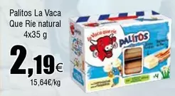 Oferta de La vaca que ríe - Palitos La Vaca por 2,19€ en Froiz