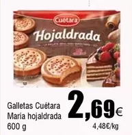 Oferta de Cuétara - Galletas María Hojaldrada por 2,69€ en Froiz