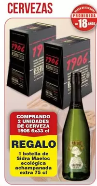 Oferta de 1906 - 1 Botella De Sidra Maolo Ecologica en Froiz