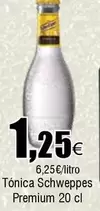 Oferta de Schweppes - Tonica Premium por 1,25€ en Froiz