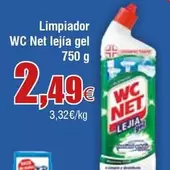 Oferta de WC Net - Limpiador Lejia Gel por 2,49€ en Froiz