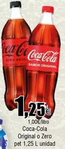 Oferta de Coca-Cola - Original O Zero por 1,25€ en Froiz