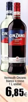 Oferta de Cinzano - Vermouth Bianco O Rosso por 6,85€ en Froiz