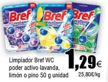 Oferta de Bref - Limpiador Wc Poder Activo Lavanda, Limon O Pino por 1,29€ en Froiz