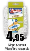 Oferta de Spontex - Mopa Microfibre Recambio por 4,95€ en Froiz