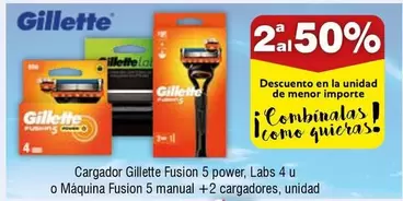 Oferta de Gillette - Cargador Fusion 5 Power en Froiz