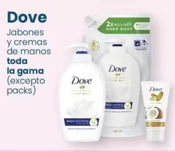 Oferta de Dove - Jabones Y Cremas De Manos en Clarel