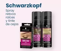 Oferta de Schwarzkopf - Spray Retoca Rôces Y Tinte De Cejas en Clarel