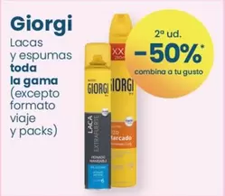 Oferta de Giorgi - Lacas Y Espumas Toda La Gama en Clarel