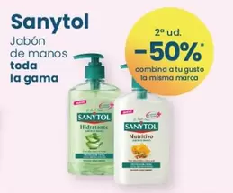 Oferta de Sanytol - Jabon De Manos Toda La Gama en Clarel