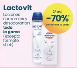 Oferta de Lactovit - Lociones Corporales Y Desodorantes Toda La Gama en Clarel