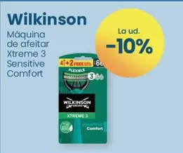 Oferta de Wilkinson - Maquina De Afeitar Xtreme 3 Sensitive Comfort en Clarel