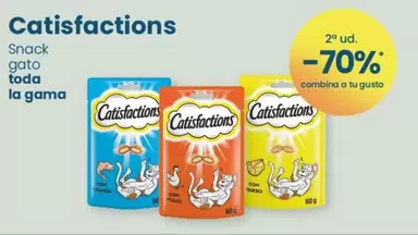 Oferta de Catisfactions - Snack Gato en Clarel