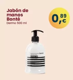 Oferta de Bonté - Jabon De Manos por 0,89€ en Clarel