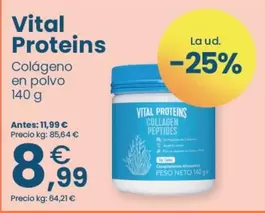 Oferta de Vital - Vital Proteins por 8,99€ en Clarel