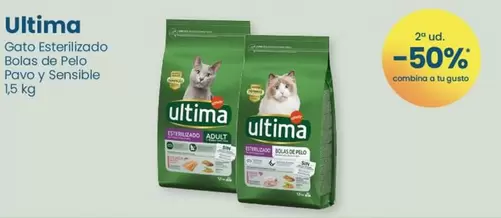 Oferta de Última - Gato Esterilizado Bolas De Pelo Pavo Y Sensibile en Clarel