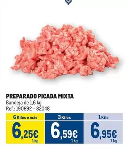 Oferta de Mixta - Preparado Picada por 6,95€ en Makro