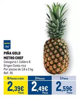 Oferta de Chef - Piña Gold por 2,59€ en Makro