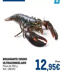 Oferta de Bogavante Crudo Ultracongelado por 12,95€ en Makro