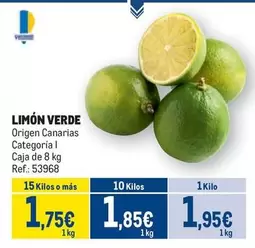 Oferta de Origen - Limón Verde por 1,95€ en Makro