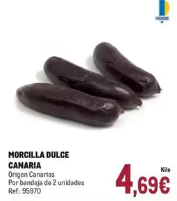 Oferta de Origen - Morcilla Dulce Canaria por 4,69€ en Makro