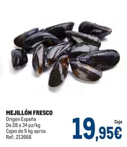 Oferta de Origen - Mejillón Fresco por 19,95€ en Makro