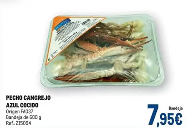 Oferta de Origen - Pecho Cangrejo Azul Cocido por 7,95€ en Makro