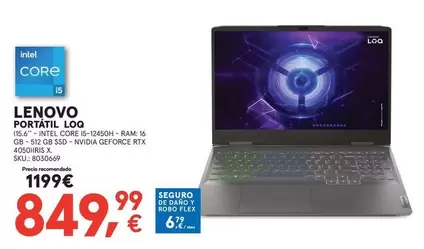 Oferta de Lenovo - Portatil Leo por 849,99€ en Worten