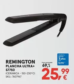 Oferta de Remington - Plancha Ultra+ S7750 por 25,99€ en Worten